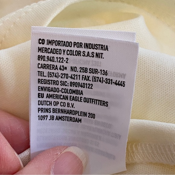 American Eagle Outfitters cream lace with long bell sleeve dress, size small - Picture 14 of 14